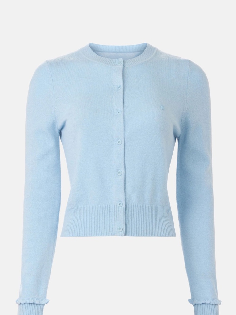 Sandro Light Blue Knit Cardigan - Picture 2 of 9